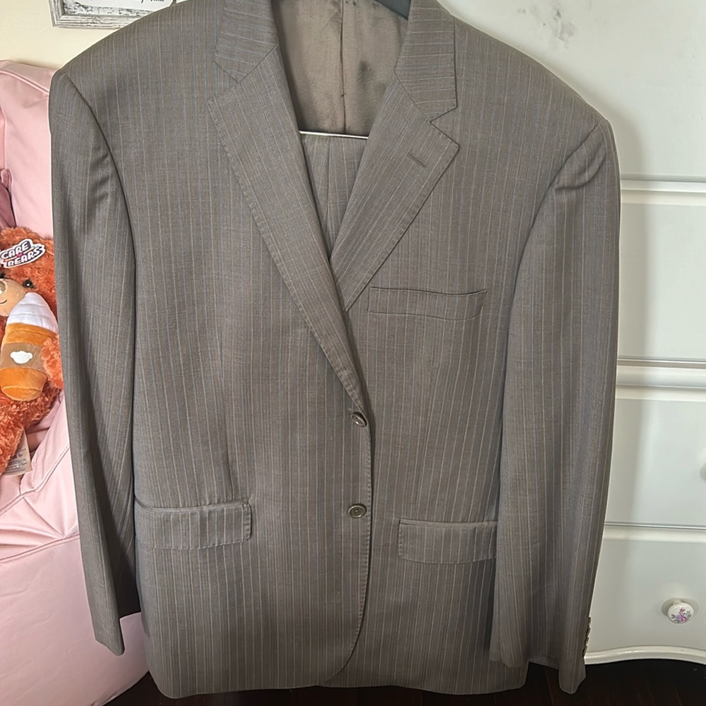 Ermenegildo Zegna wool and silk suit size 46
